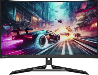 Lenovo Legion R32qc-30 31.5" Quad HD Monitor zwart