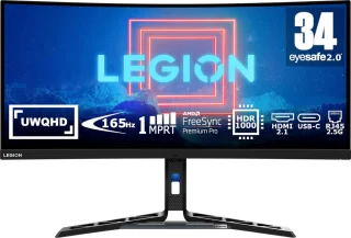 Lenovo Legion Y34wz-30 34" Wide Quad HD Monitor Zwart