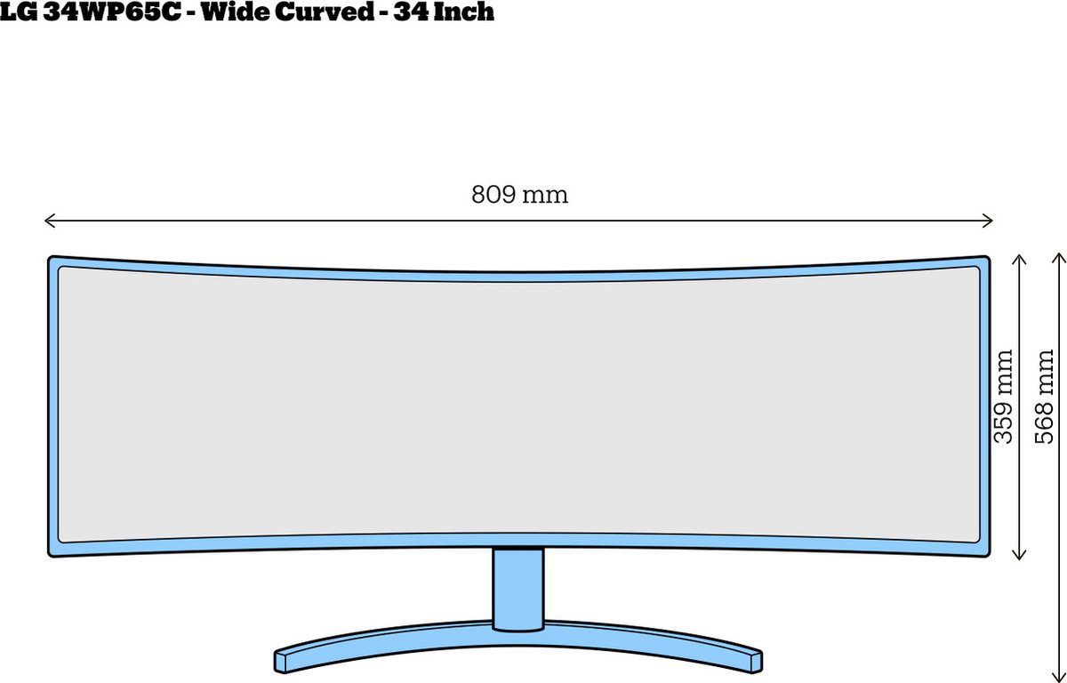 LG 34WP65C-B.AEU Monitor