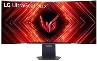 LG 45gs95qx-b computer monitor