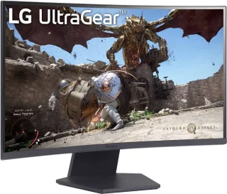 LG UltraGear 27GS60QC-B 27 inch QHD Curved Monitor
