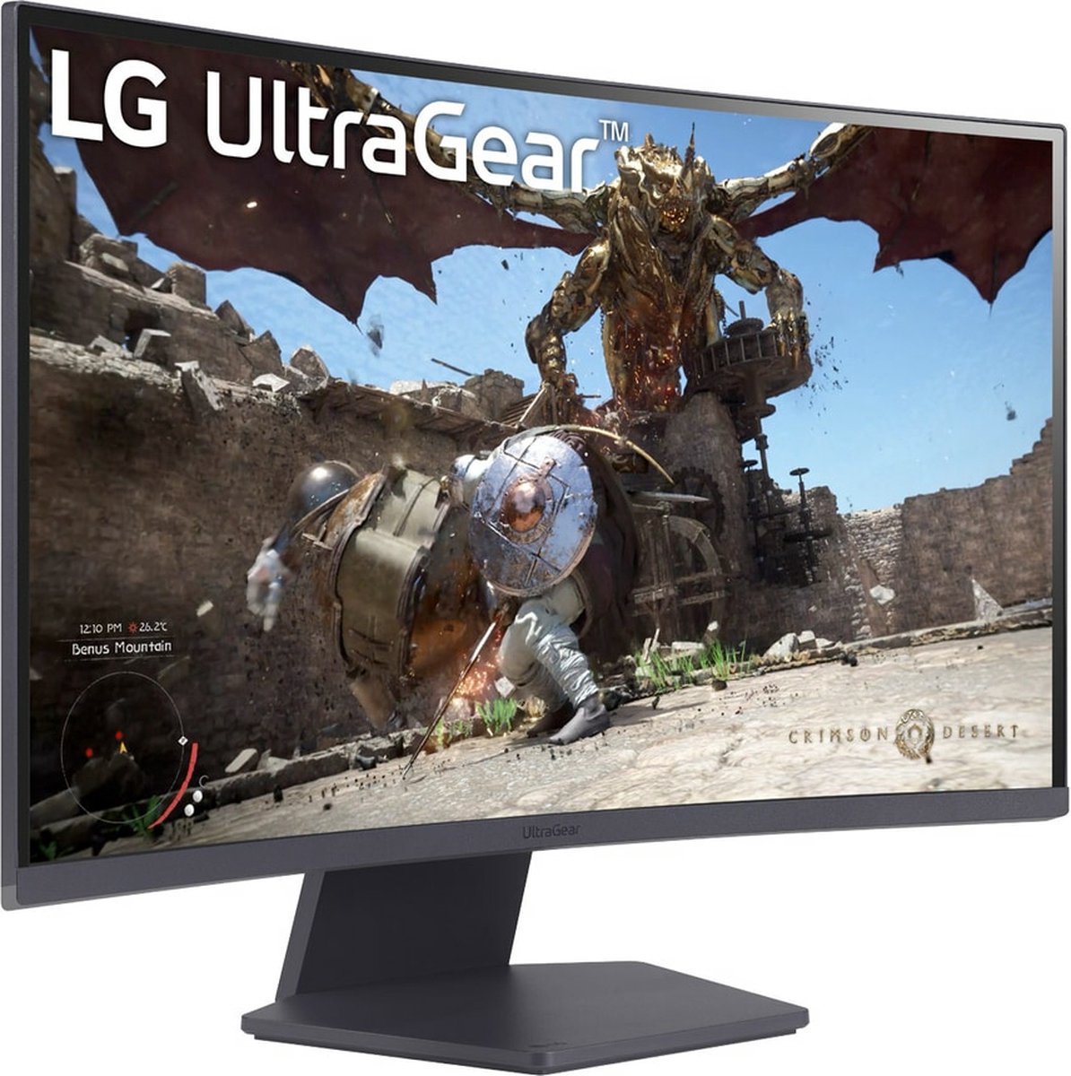LG UltraGear 27GS60QC-B 27 inch QHD Curved Monitor