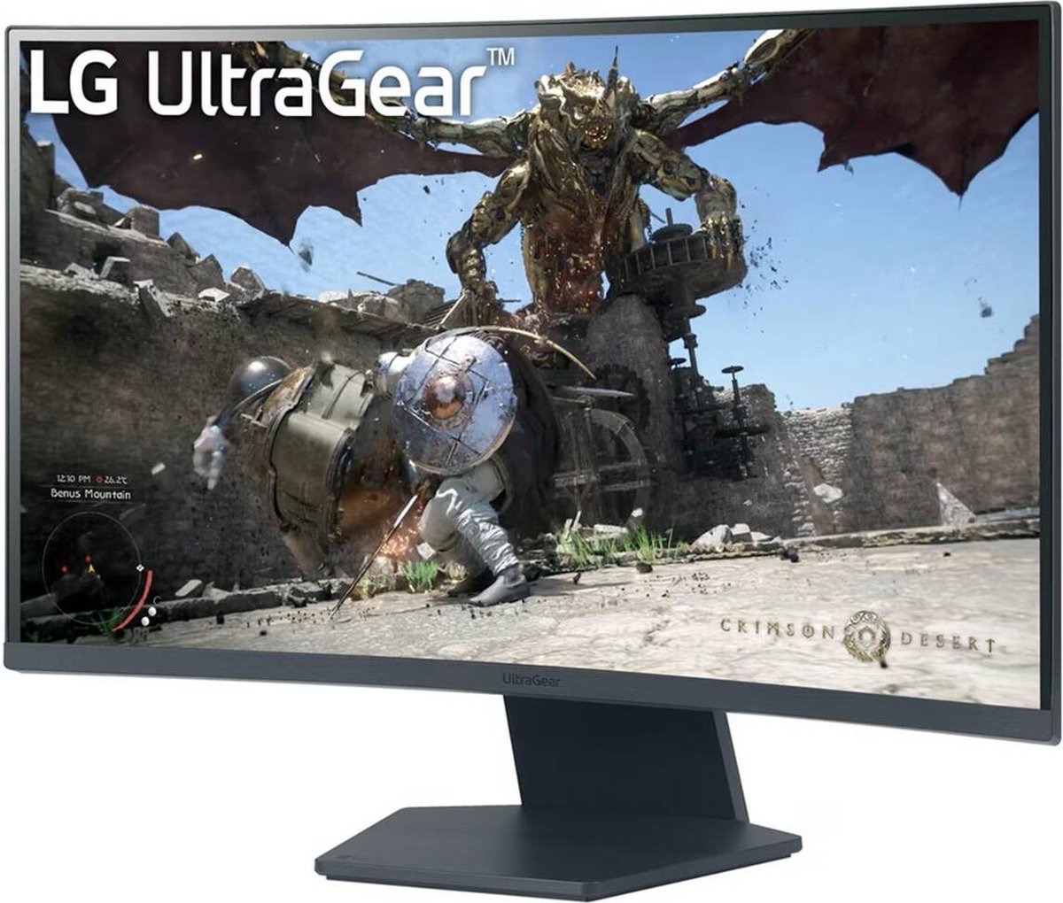 LG UltraGear 27GS60QC-B 27 inch QHD Curved Monitor