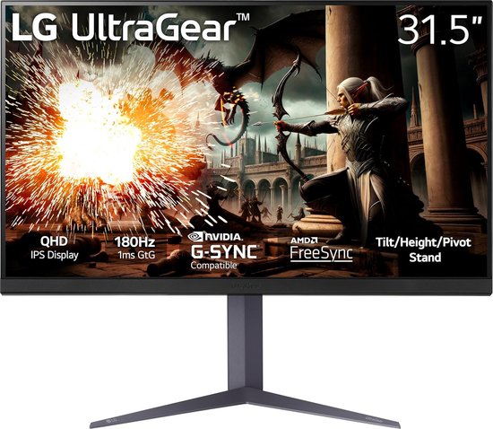 Snel, kleurrijk en comfortabel: LG UltraGear 32GS75Q-B voor serieuze gamers