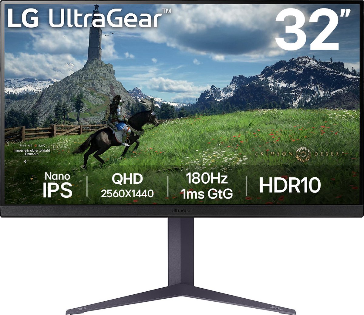 LG UltraGear 32GS85Q-B QHD 32 inch Gaming Monitor