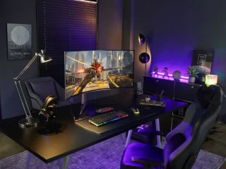 LG UltraGear OLED 45GR95QE-B Gaming Monitor