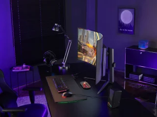 LG UltraGear OLED 45GR95QE-B Gaming Monitor