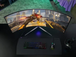 LG UltraGear OLED 45GR95QE-B Gaming Monitor