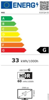 MS G32CQ4 E2 31,5 inch Curved Gaming Monitor