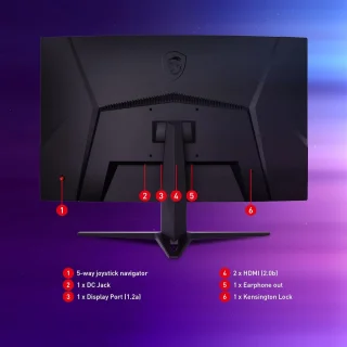 MS G32CQ4 E2 31,5 inch Curved Gaming Monitor