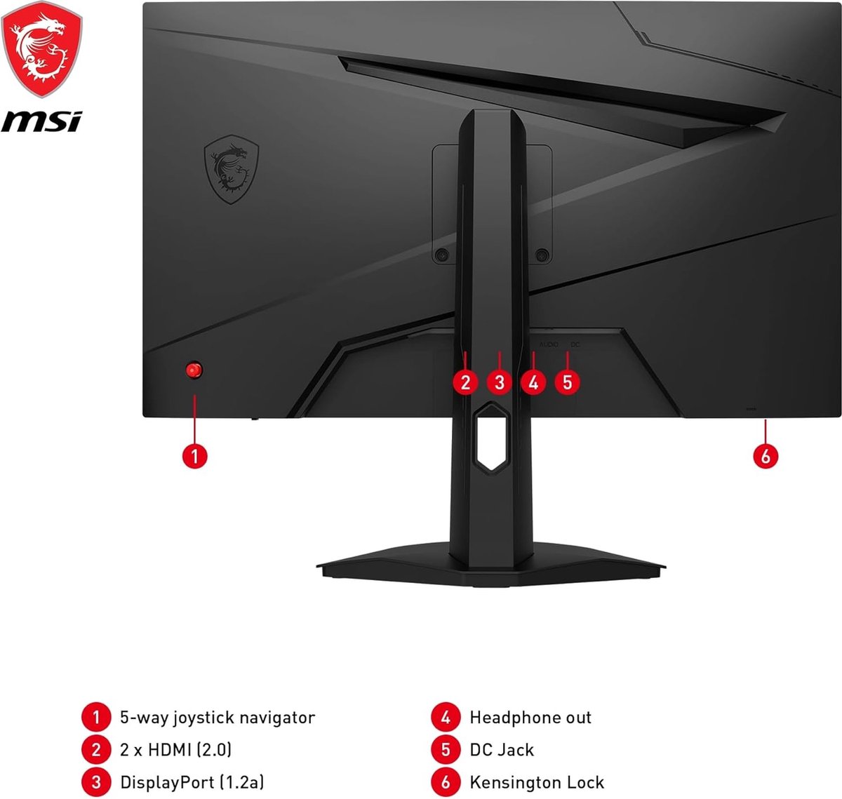 MSI G244F E2 24 inch Gaming Monitor Full HD