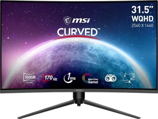 MSI G32CQ5P 32 inch Curved Gaming Monitor QHD 170Hz