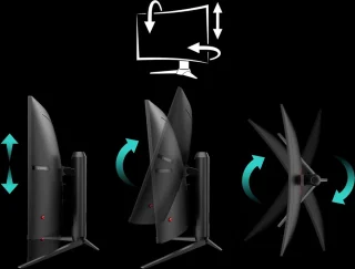 MSI G32CQ5P 32 inch Curved Gaming Monitor QHD 170Hz