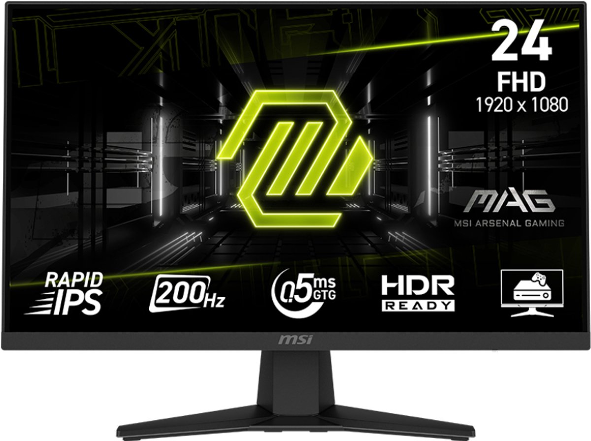 De MSI MAG 244F 24 inch Gaming Monitor in één oogopslag