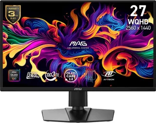 De MSI MAG 272QP X24 computermonitor in één oogopslag