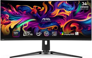 MSI MAG 341CQP QD-OLED 34" UWQHD Gaming Monitor