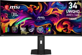 MSI MAG 341CQP QD-OLED X28 gaming monitor