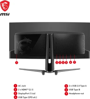 MSI MAG 341CQPDE QD-OLED 34" UltraWide Monitor