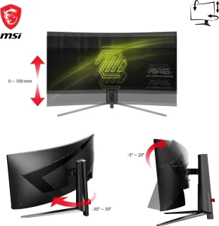 MSI MAG 345CQRDE 34" UltraWide QHD monitor zwart