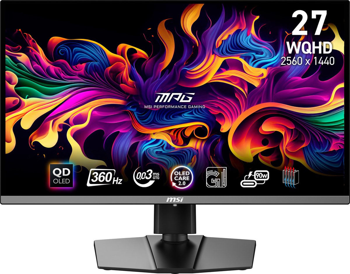 MSI MPG 271QRX QD-OLED 27 inch Gaming Monitor