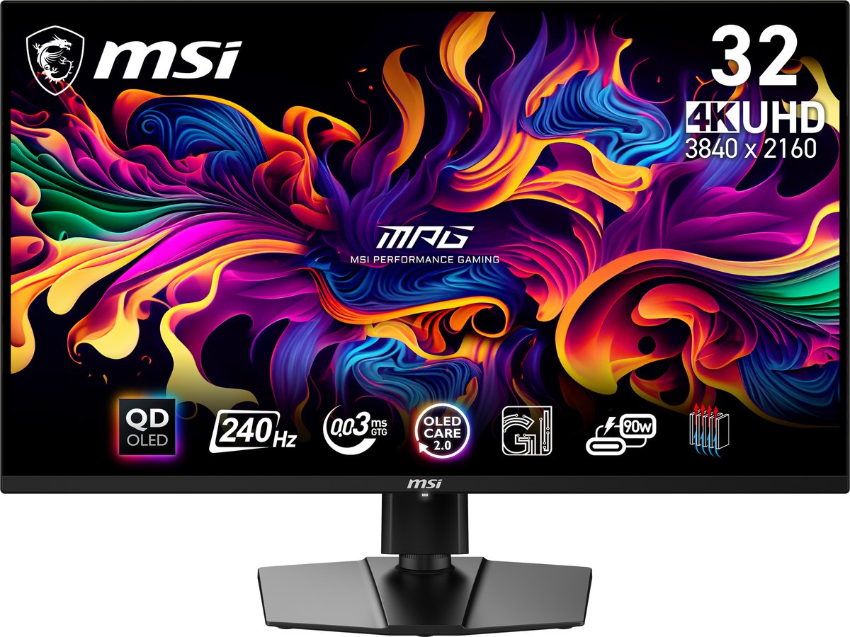 MSI MPG 321URX QD-OLED 32 inch 4K Gaming Monitor