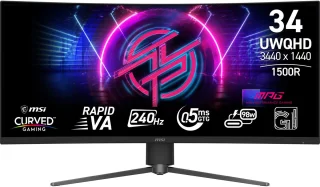 De MSI MPG 346CQRF X24 34 inch Ultrawide Monitor in één oogopslag