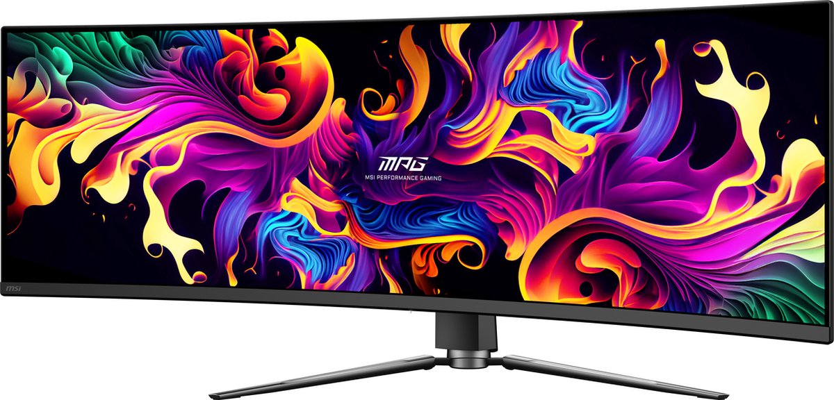 De MSI MPG 491CQP QD-OLED Curved Ultrawide Monitor in één oogopslag