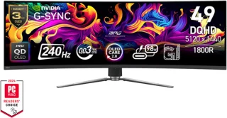 MSI MPG 491CQPX QD-OLED Gaming Monitor