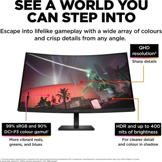 OMEN by HP OMEN 32c 31,5 inch Curved Gaming Monitor