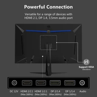 PC-monitor 27 inch 4K UHD – gamingmonitor – desktopscherm