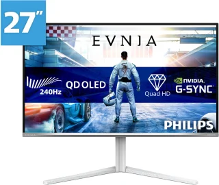 De Philips Evnia 6000 27M2N6501L/00 computer monitor in één oogopslag