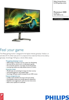 Philips Momentum 27M1N5200PA/00 27 Inch Full HD Gaming Monitor