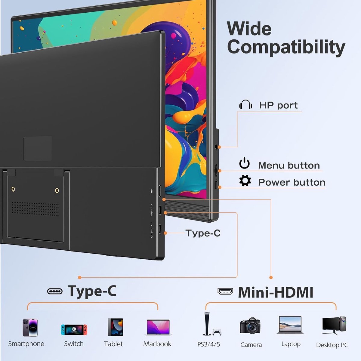 Portable Monitor (Amount inch)