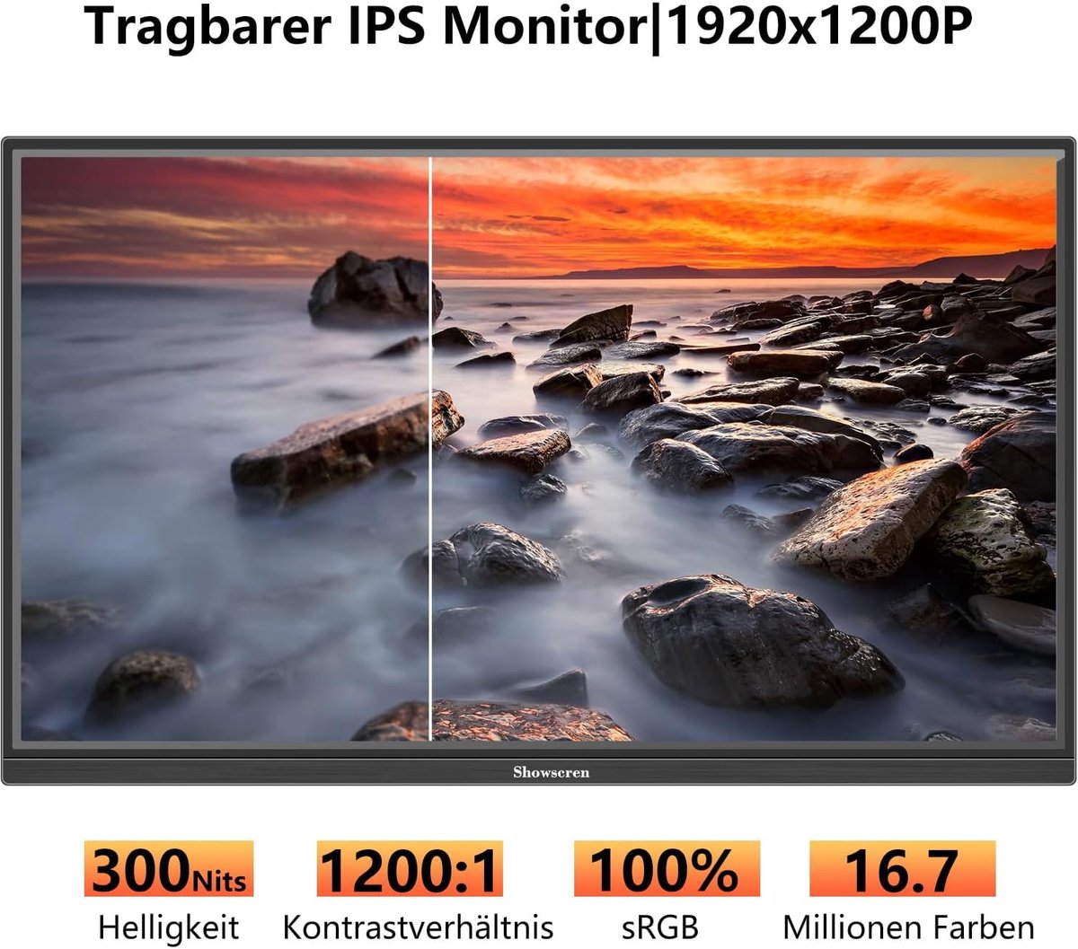 Portable Monitor Full HD - Draagbaar Scherm