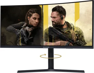 RAIDER 34 inch Ultra Wide Gaming Monitor Curved Zwart
