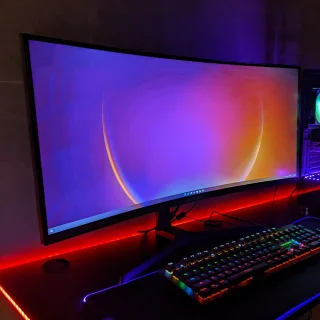 RAIDER 34 inch Ultra Wide Gaming Monitor Curved Zwart