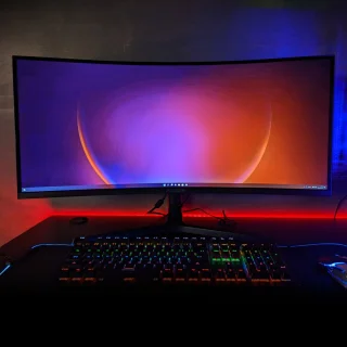 RAIDER 34 inch Ultra Wide Gaming Monitor Curved Zwart