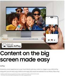 Samsung M90F 32 inch OLED Smart Monitor 165Hz