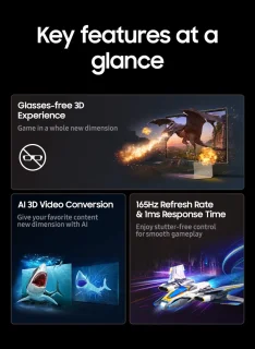 Samsung Odyssey 3D G90XF 27'' 4K IPS Monitor