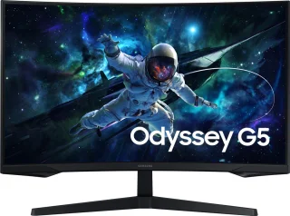 Samsung Odyssey G5 G55C 32" QHD 165Hz VA Monitor zwart