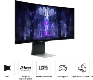 Samsung Odyssey G8 LS34BG850SUXEN 34 inch Ultrawide Smart Monitor