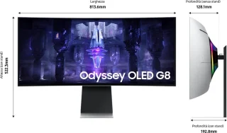 Samsung Odyssey G8 LS34BG850SUXEN 34 inch Ultrawide Smart Monitor