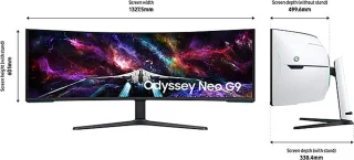Samsung Odyssey Neo G9 LS57CG952NUXEN 57 Inch Curved Gaming Monitor