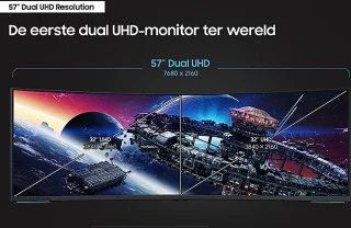 Samsung Odyssey Neo G9 LS57CG952NUXEN 57 Inch Curved Gaming Monitor