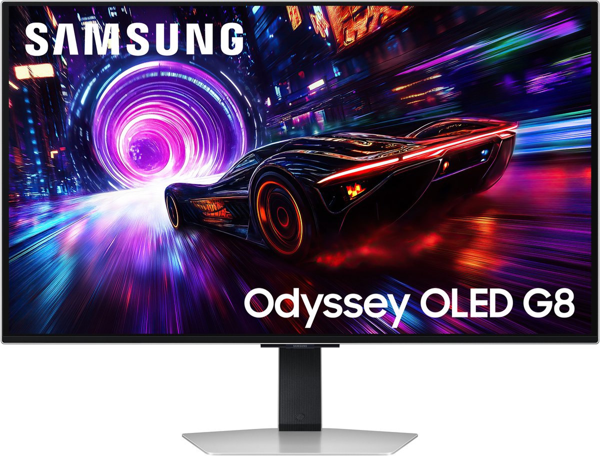 De Samsung Odyssey OLED G8 LS32FG812SUXEN 32-inch 4K QD-OLED Monitor in één oogopslag
