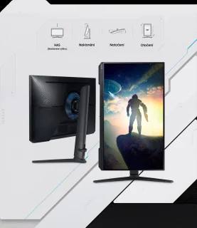 Samsung Odyssey S27AG500PP 27 inch QHD Gaming Monitor