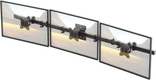 SCH® Monitorarm voor 3 monitoren - Zwart
