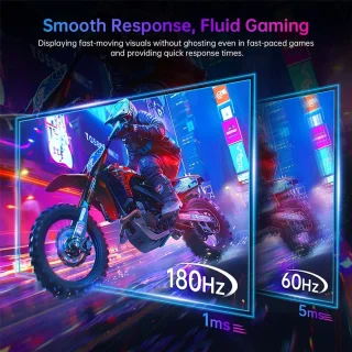 Stemily Gaming Monitor 23.8 inch FHD Fast IPS