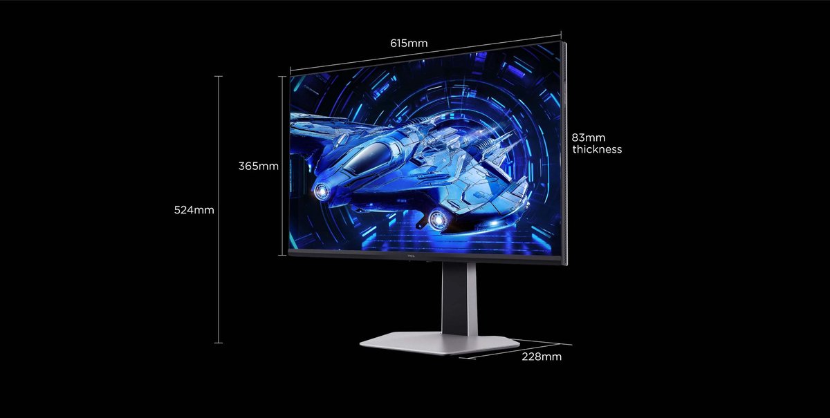 TCL 27G64 QHD Miniled Gaming Monitor 180Hz