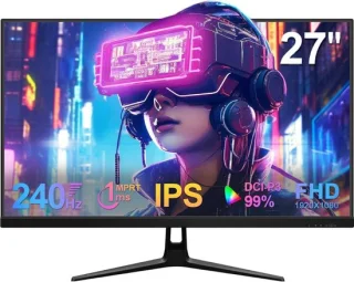 Tim gaming monitor zwart
